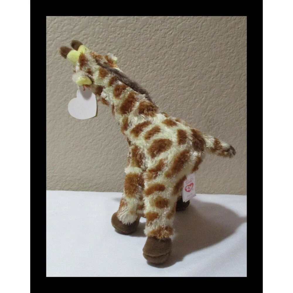 Ty Beanie Baby Gavin the Giraffe Gold Glitter Eyes USED
